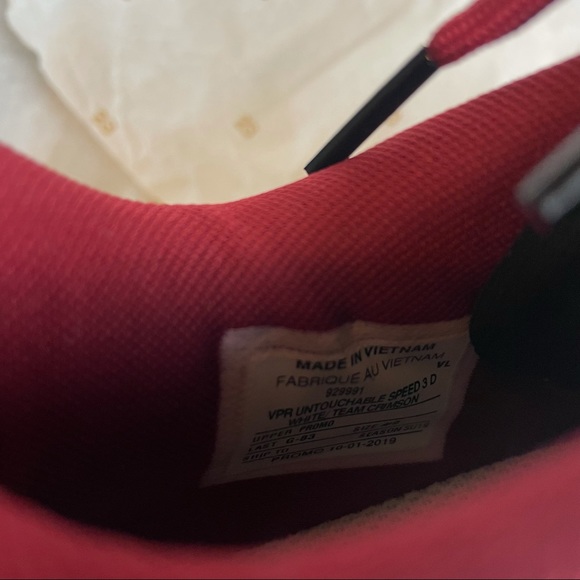 Oklahoma Sooners OU Jordan Cleats Promo Sample - Picture 6 of 7